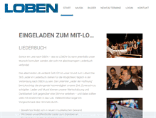 Tablet Screenshot of loben-cd.de